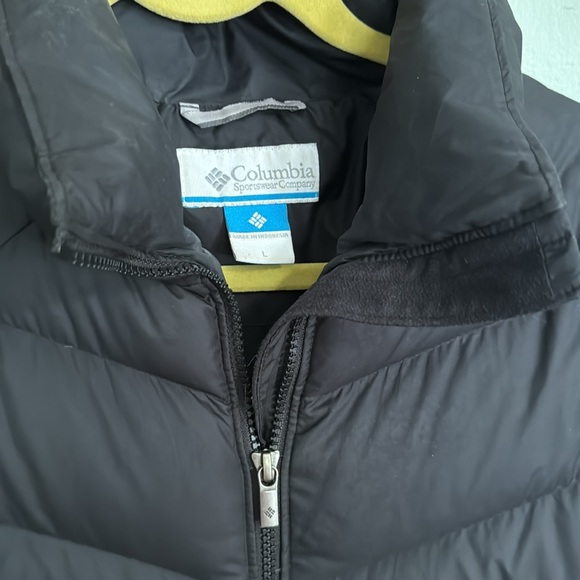 Columbia Down Black Coat Jacket - Picture 2 of 5